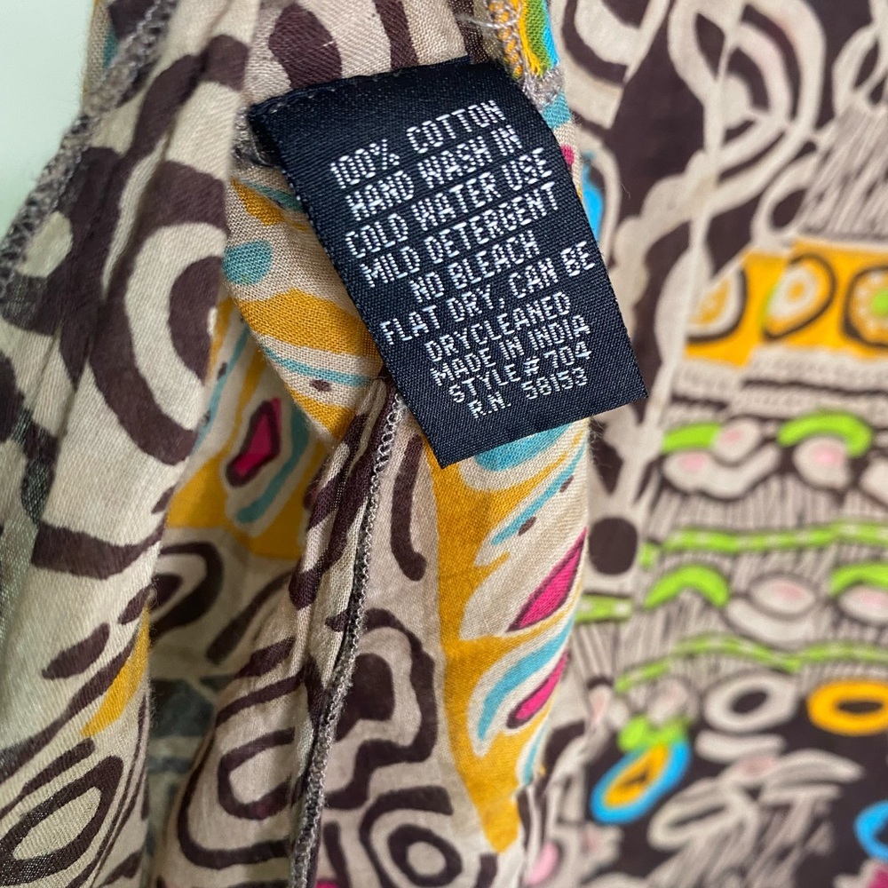 Vibrant Pattern Sequin Top - image 2